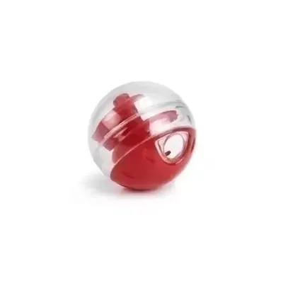 Beeztees twirly snackbal - kattenspeelgoed - rood - 5,5 cm Beeztees twirly snackbal - kattenspeelgoed - rood - 5,5 cm