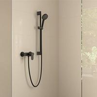 Hansgrohe Vernis douchekraan met hendel mat zwart 71640670 - thumbnail