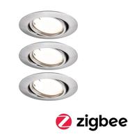Paulmann 92464 LED-inbouwlamp Set van 3 stuks LED 14.7 W IJzer (geborsteld) - thumbnail