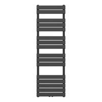 Belrad Handdoekradiator - middenaansluiting - 1600X500mm - Zwart BFRZ1600500 - thumbnail