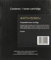 Activejet ATH-532N (vervanging HP 304A CC532A, Canon CRG-718Y; Supreme; 3200 pagina's; geel) - thumbnail