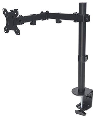 Manhattan 461542 Monitor-tafelbeugel Aantal monteerbare displays: 1 Display(s) 33,0 cm (13) - 81,3 cm (32) Zwart In hoogte verstelbaar, Kantelbaar, Zwenkbaar Manhattan 461542 Monitor-tafelbeugel Aantal monteerbare displays: 1 Display(s) 33,0 cm (13) - 81,3 cm (32) Zwart In hoogte verstelbaar, Kantelbaar, Zwenkbaar