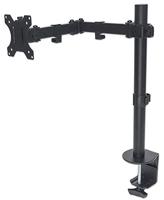 Manhattan 461542 Monitor-tafelbeugel Aantal monteerbare displays: 1 Display(s) 33,0 cm (13) - 81,3 cm (32) Zwart In hoogte verstelbaar, Kantelbaar, Zwenkbaar - thumbnail