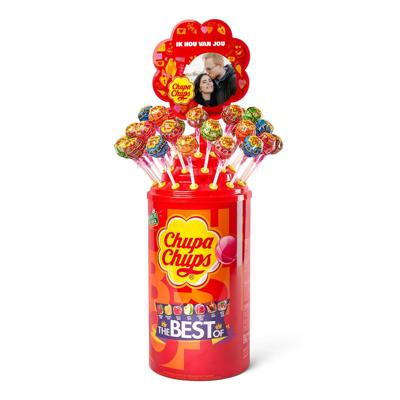 Gepersonaliseerde Chupa Chups Toren - 100 lolly's Gepersonaliseerde Chupa Chups Toren - 100 lolly's