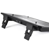 Thermaltake CL-N002-PL12BL-A laptop cooling pad 1300 RPM Aluminium, Zwart - thumbnail