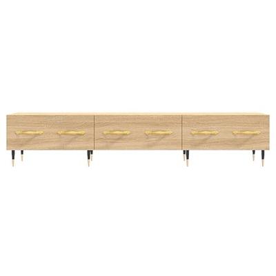 Tv-meubel 150x36x30 cm bewerkt hout sonoma eikenkleurig