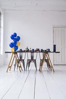 Ballonnen Set 50 Jaar Blauw/Goud Premium - 12 Stuks - thumbnail