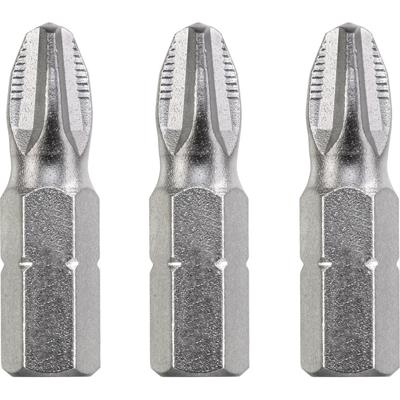 Schroefbit pozidrive Nr. 3 25 mm 1/4 inch 3 stuks kaart Eurofix - Eurofix Schroefbit pozidrive Nr. 3 25 mm 1/4 inch 3 stuks kaart Eurofix - Eurofix