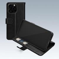 Mobilize Premium Gelly Wallet Book Case Apple iPhone 16 Pro Black - thumbnail