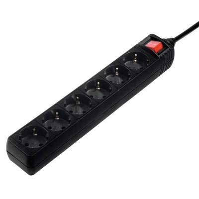 Hama 137266 power uitbreiding 6 AC-uitgang(en) Binnen Zwart