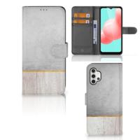 Samsung Galaxy A32 5G | Book Style Case | Wood Concrete - thumbnail