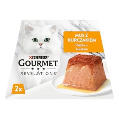 PURINA Gourmet Revelations Mousse with chicken in sauce - nat kattenvoer - 2x57g