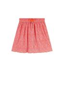 NoNo zomer rok meisjes - oranje koraal - Daisy AOP, plissee - Norah - thumbnail