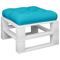 VidaXL Palletkussen 60x61,5x10 cm oxford stof turquoise - thumbnail