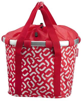 KLICKFIX Rixen & kaul shoppertas "bikebasket" shop.bag r&k bikebasket signature red