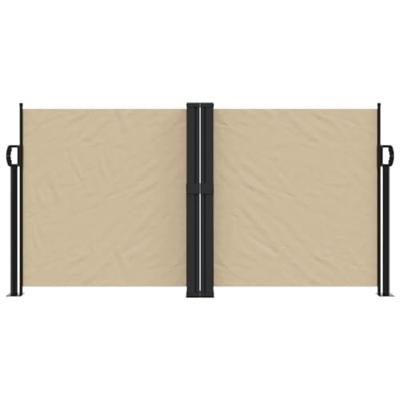 Windscherm uittrekbaar 120x1200 cm beige Windscherm uittrekbaar 120x1200 cm beige