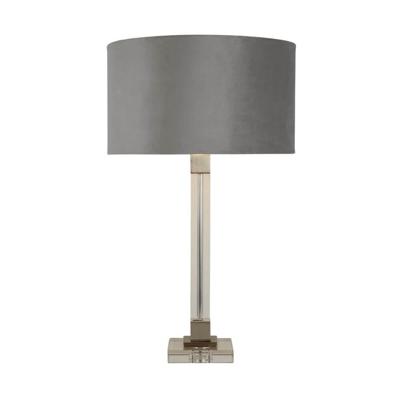 Searchlight Design tafellampScarborough goud met grijze kap - EU67521GY