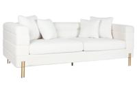 Sofa DKD Home Decor Wit Metaal 205 x 85 x 73 cm - thumbnail