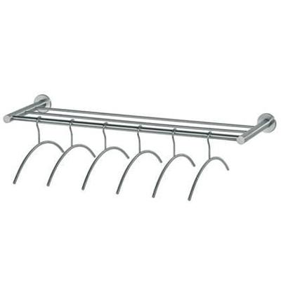 Intersteel Garderoberek rvs geborsteld