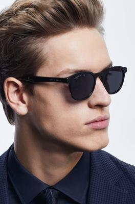 Hugo Boss zonnebril 1052/S 807/IR heren zwart/grijs Hugo Boss zonnebril 1052/S 807/IR heren zwart/grijs