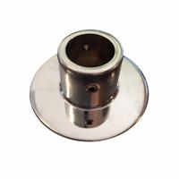 Caral muurplaat voor thermostatische regendoucheset opbouw chroom - thumbnail