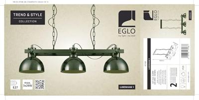 Eglo Eetkamer hanglampLubenham 1 - 43168
