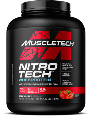 MuscleTech Nitro Tech Whey Protein Strawberry (1800 g) MuscleTech Nitro Tech Whey Protein Strawberry (1800 g)