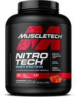 MuscleTech Nitro Tech Whey Protein Strawberry (1800 g) - thumbnail