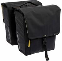 Dubbele fietstas New Looxs Tulum 32 liter 35 x 17 x 37 cm (2x) - zwart afneembaar - thumbnail