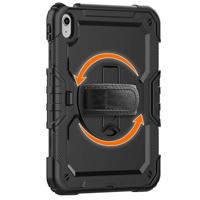 Casecentive Handstrap Pro Hardcase met handriem iPad Air 11" 2024 black - thumbnail