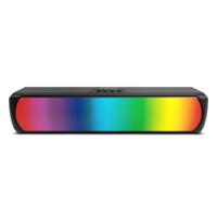 KROM K-POP- Soundbar 2x3 RMS, stereogeluid, Bluetooth, TF-kaartslot, RGB LED, USB, extra aansluiting 3,5 mm jack, afmetingen 280 x 59 x 60 mm, kleur zwart - thumbnail