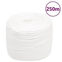 VidaXL Boottouw 8 mm 250 m polypropyleen volwit - thumbnail