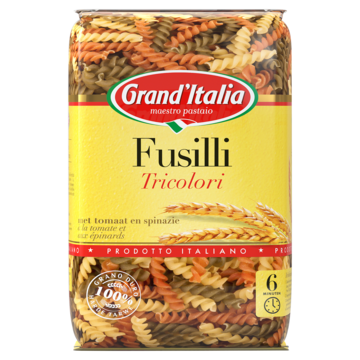 Grand'Italia Fusilli Tricolori 500 g bij Jumbo