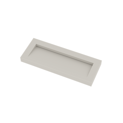 Wastafel Ideavit Solidsquare B-10 120x46x10 cm Solid Surface Mat Wit Wastafel Ideavit Solidsquare B-10 120x46x10 cm Solid Surface Mat Wit