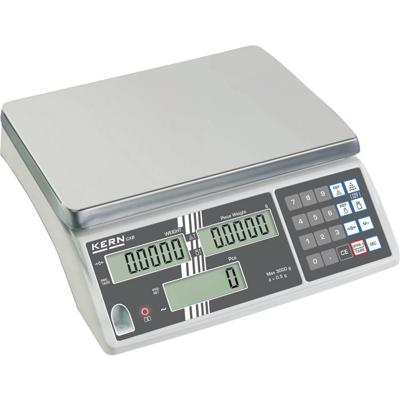 Kern CXB 6K0.5+C CXB 6K0.5+C Telweegschaal Kalibratie (DAkkS) Weegbereik (max.) 6 kg Resolutie 0.5 g werkt op een accu, werkt op het lichtnet Zilver