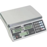Kern CXB 6K0.5+C CXB 6K0.5+C Telweegschaal Kalibratie (DAkkS) Weegbereik (max.) 6 kg Resolutie 0.5 g werkt op een accu, werkt op het lichtnet Zilver - thumbnail
