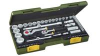 Proxxon Industrial 23286 Dopsleutelset Metrisch 1/4 (6.3 mm), 1/2 (12.5 mm) 65-delig - thumbnail