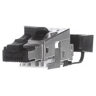 Metz Connect Verlegekabel Op locatie monteerbare RJ45-stekker 130E405032-E Stekker Zwart 1 stuk(s) - thumbnail