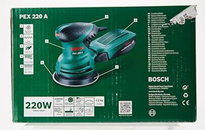 Bosch Groen PEX 220 A Excentrische schuurmachine 220 W Ø 125 mm - 0603378000 - thumbnail