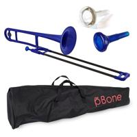 Jiggs pBone Bb Tenor Trombone Blauw met tas - thumbnail