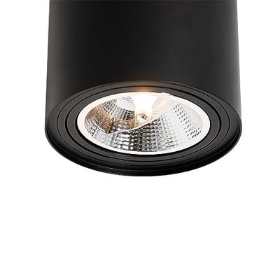 QAZQA Moderne plafondspot zwart draai- en kantelbaar AR111 - Rondoo QAZQA Moderne plafondspot zwart draai- en kantelbaar AR111 - Rondoo