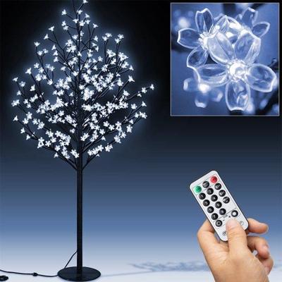 Kerst bloesemboom 220cm met 220 LED's blauwe verlichting voor binnen en buiten