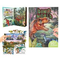 Dino World stickerboek met puffy stickers - thumbnail