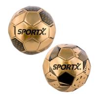 SportX Mini Voetbal Gold Metallic 16cm 160-180gr. - thumbnail
