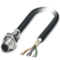 Phoenix Contact 1429059 Sensor/actuator inbouwconnector M12 Aantal polen (sensoren): 8 Stekker, inbouw 0.50 m 1 stuk(s) - thumbnail