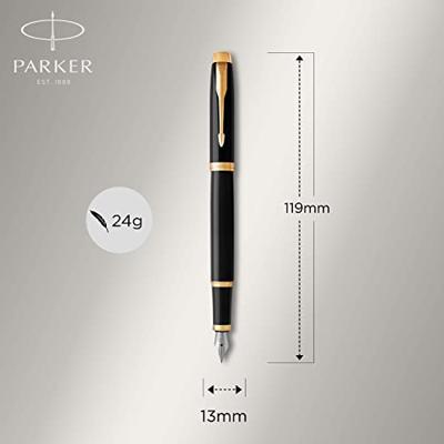 Balpen en vulpen Parker IM black GT medium 2 stuks