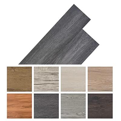 Vloerplanken zelfklevend 2,51 m 2 mm PVC zwart en wit - thumbnail