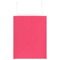 VidaXL Papieren zakken 250 st met hengsels 32x22x28 cm roze - thumbnail