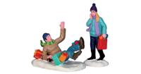 Lemax shopping date s/2 kerstdorp figuur type 3 2015 - thumbnail