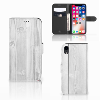 Apple iPhone Xr | Book Style Case | White Wood - thumbnail